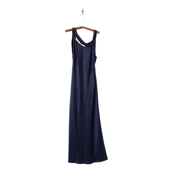 Fame & Partners Francois Blue Satin Gown